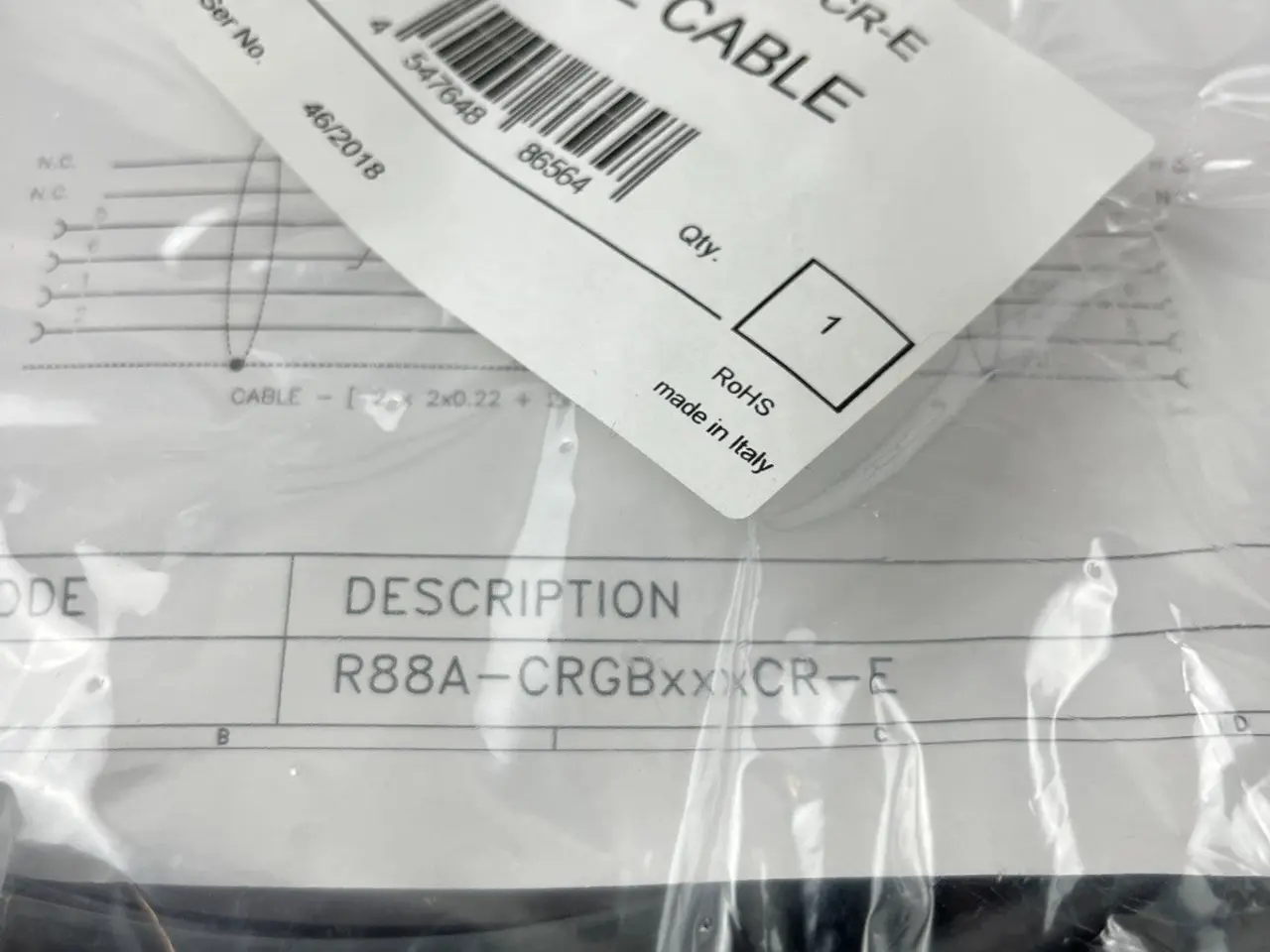 Billede 5 - Omron R88A-CRGB020CR-E Encoder Signal kabel 20m /