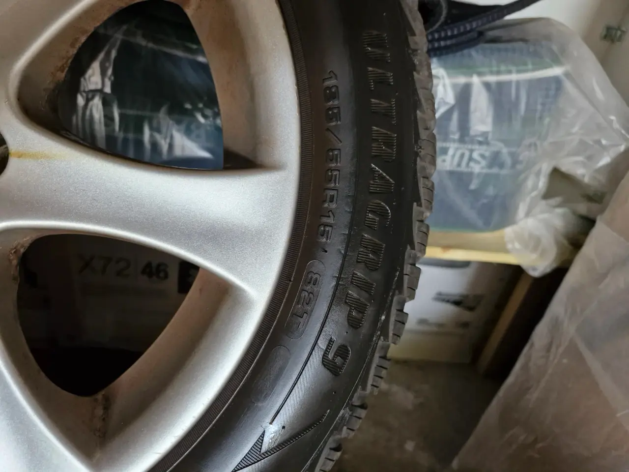 Billede 5 - Dæk og alu.fælge mitsubishi