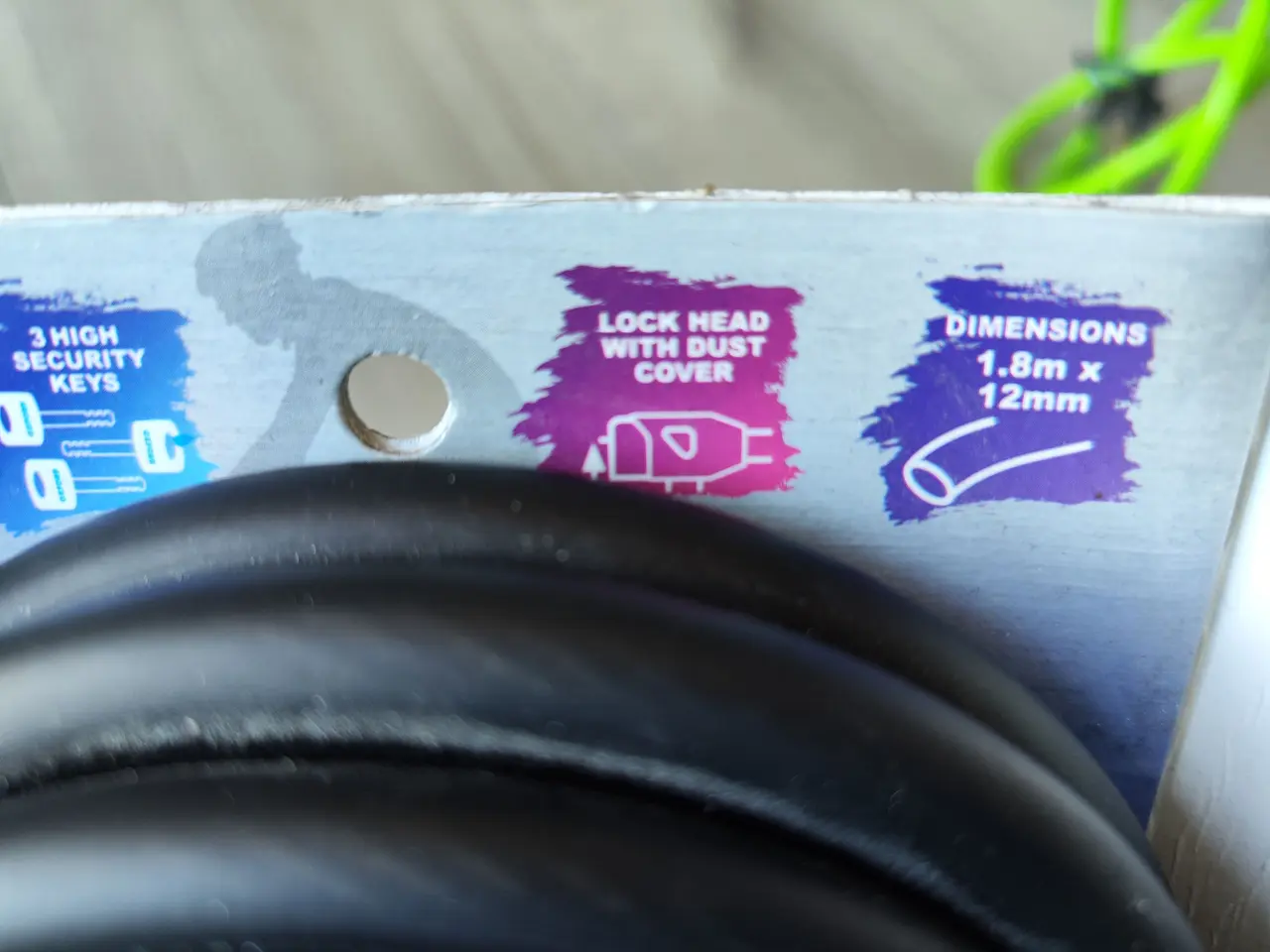 Billede 3 - Cablelock cykellås *NY*