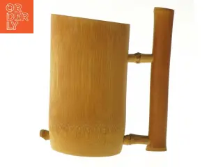 Flot unik holder af træ, mange anvendelsmuligheder (str. Ø 10,5 cm længde 18 cm)