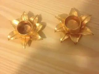 2 "guld" lysestager