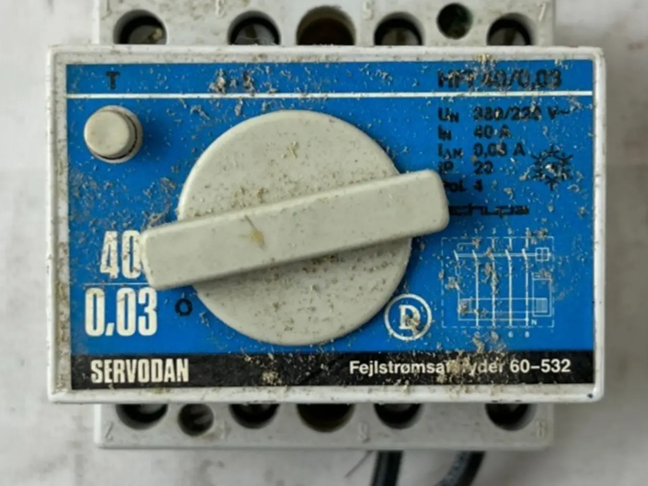 Billede 1 - Servodan HPFI 40A 0.03A Residual Current relæ