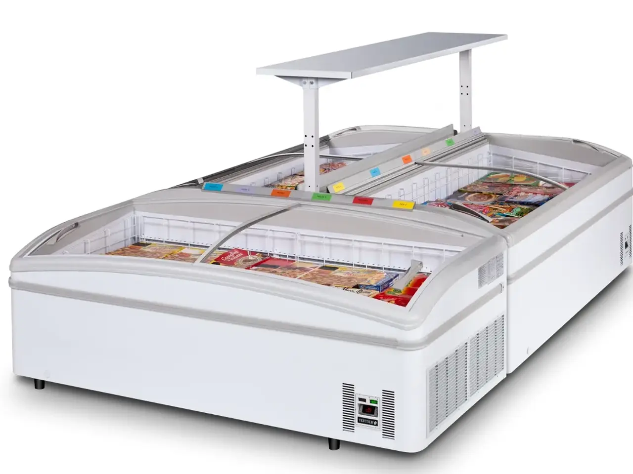 Billede 3 - Tefcold – supermarkedskøler med buede glaslåger
