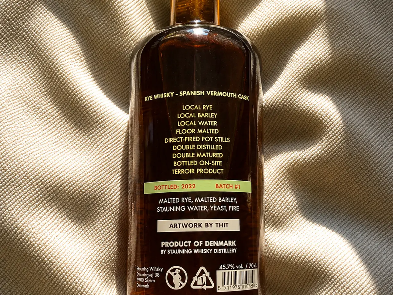 Billede 2 - Stauning Whisky "El Clasico" 0,7 liter