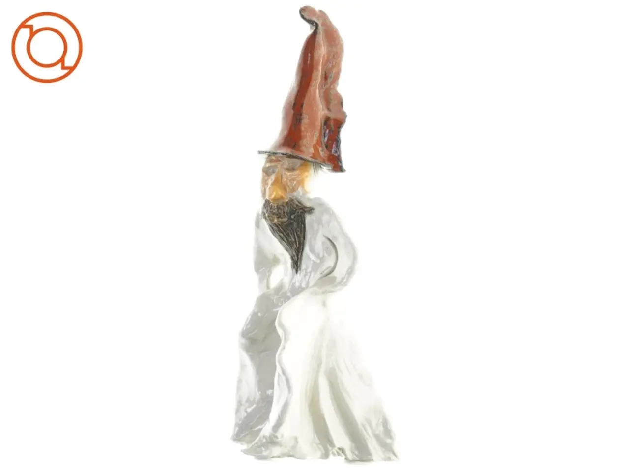 Billede 3 - Vintage gammel keramik nisse skulptur (str. 30 cm)