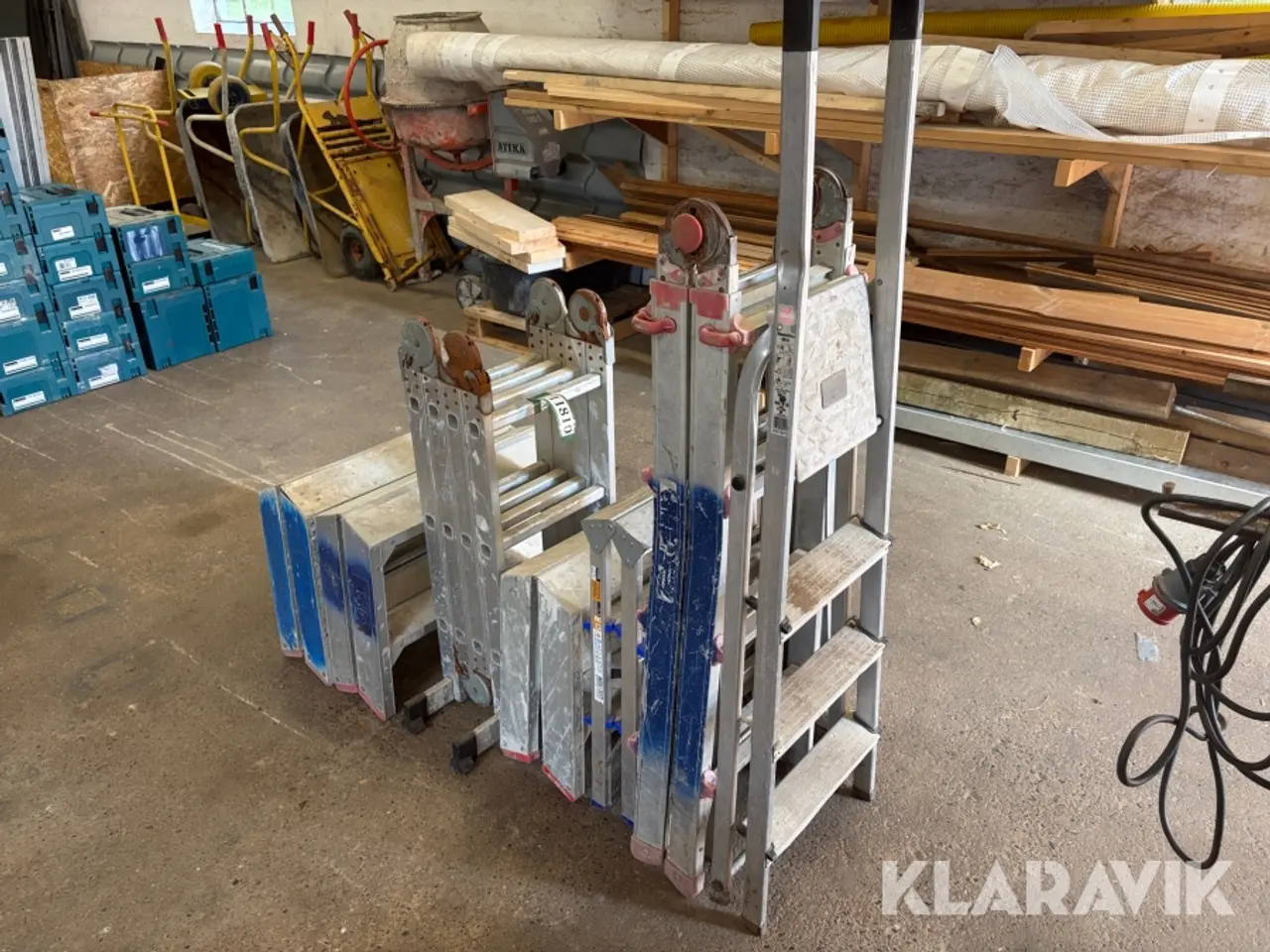 Billede 3 - Alu stiger 6 styk