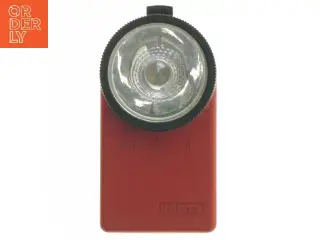 Gammel Varta lommelygte fra Varta til batteri(str. 7x12,5 cm)