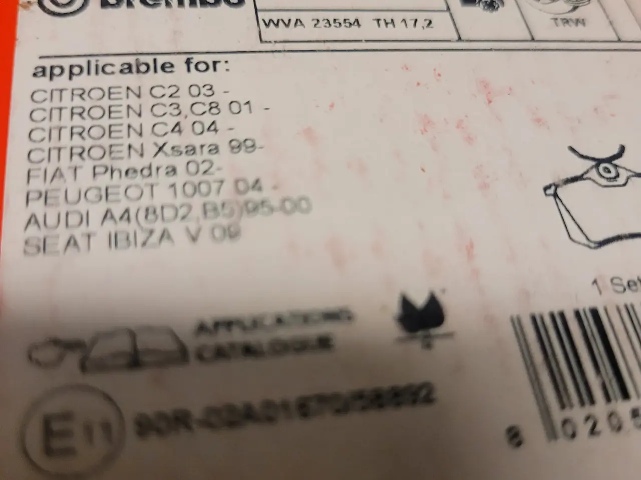 Billede 1 - Bremse bakke
