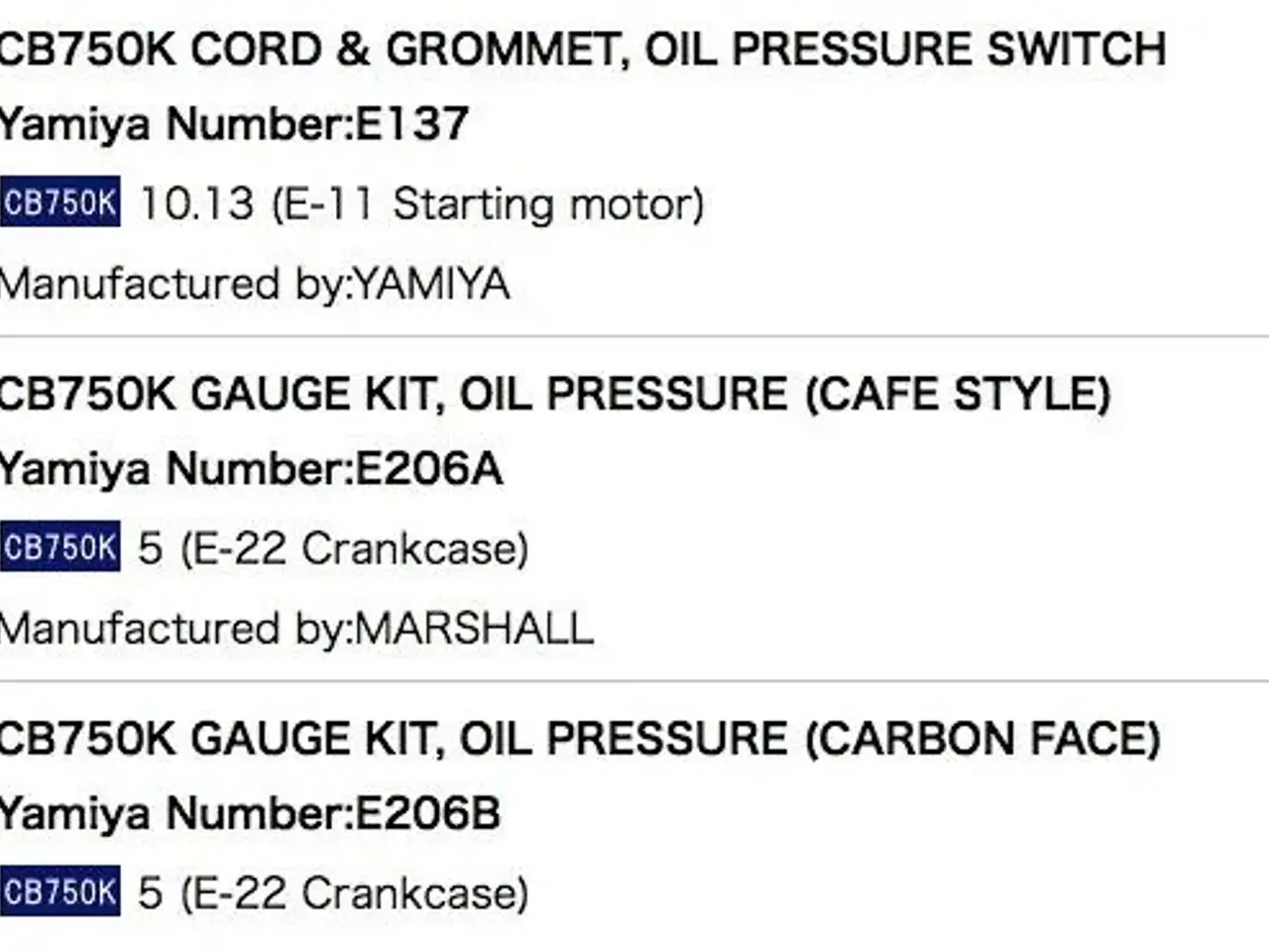 Billede 2 - CB750K Oil pressure meter - carbon style
