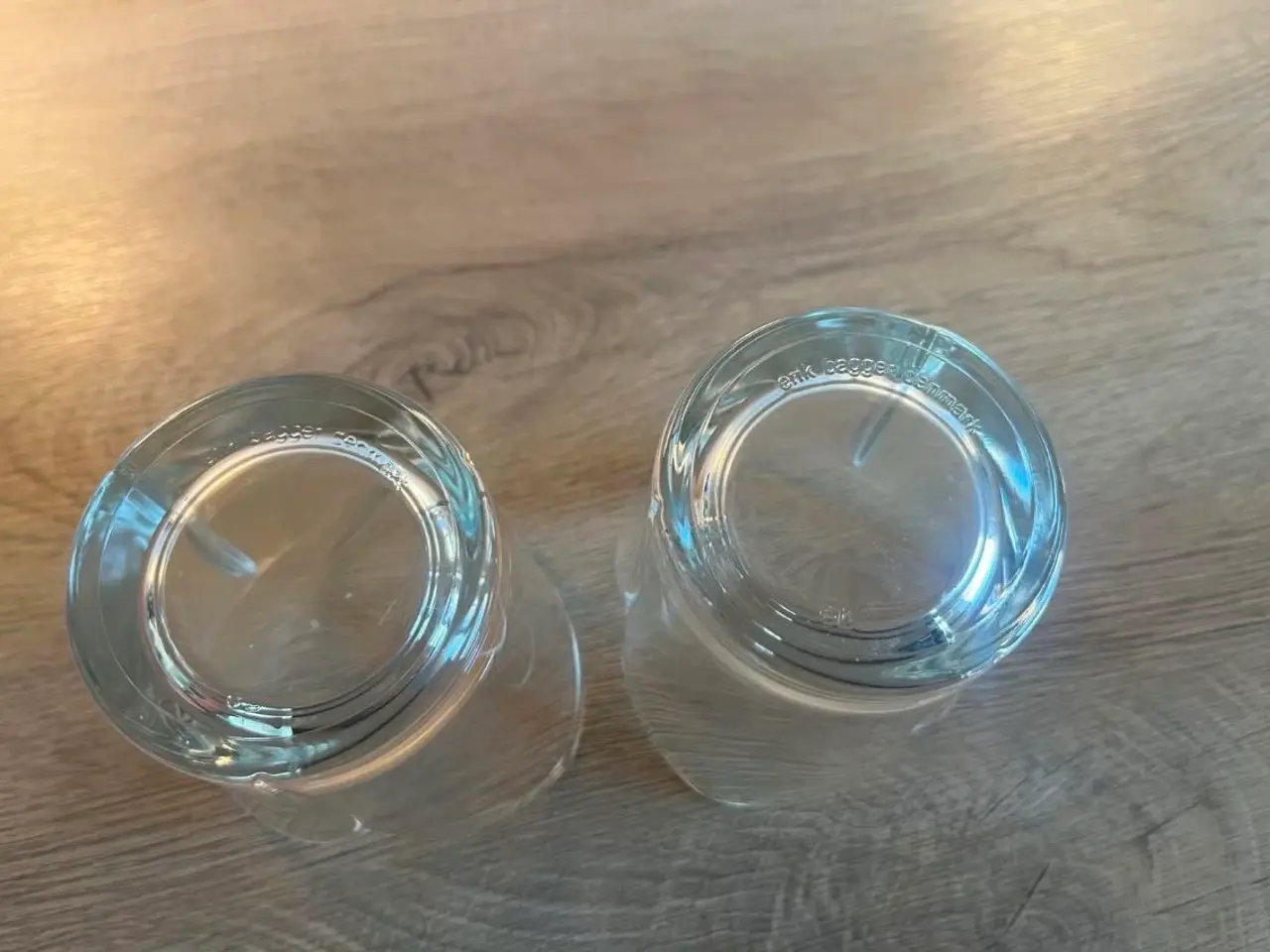 Billede 1 - Erik Bagger glas fyrfads lysestager