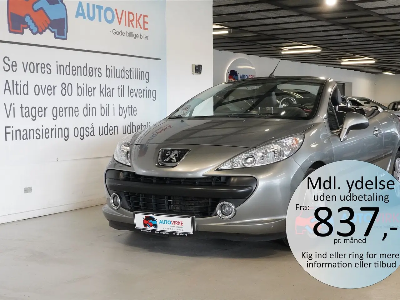 Billede 1 - Peugeot 207 CC 1,6 120HK Cabr.