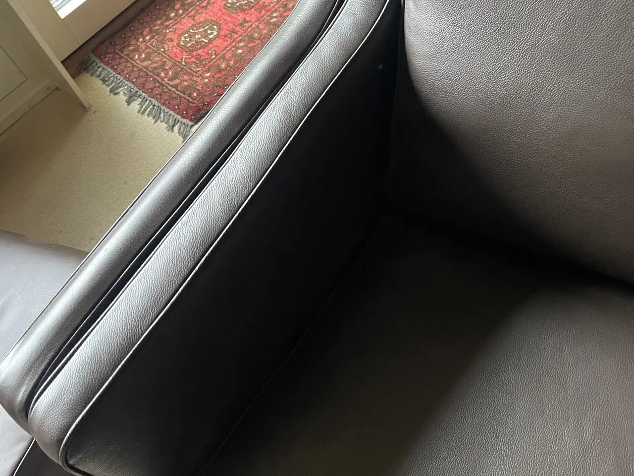 Billede 3 - Lædersofa