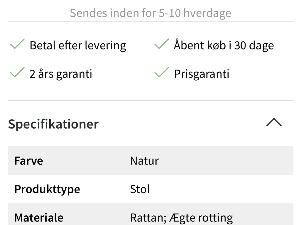 Billede 4 - 6 smukke rattanstole 