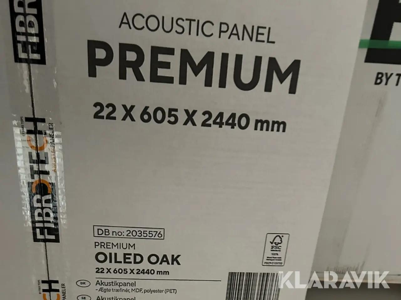 Billede 6 - Akustik paneler Fibrotech Oiled oak premium 40 styk