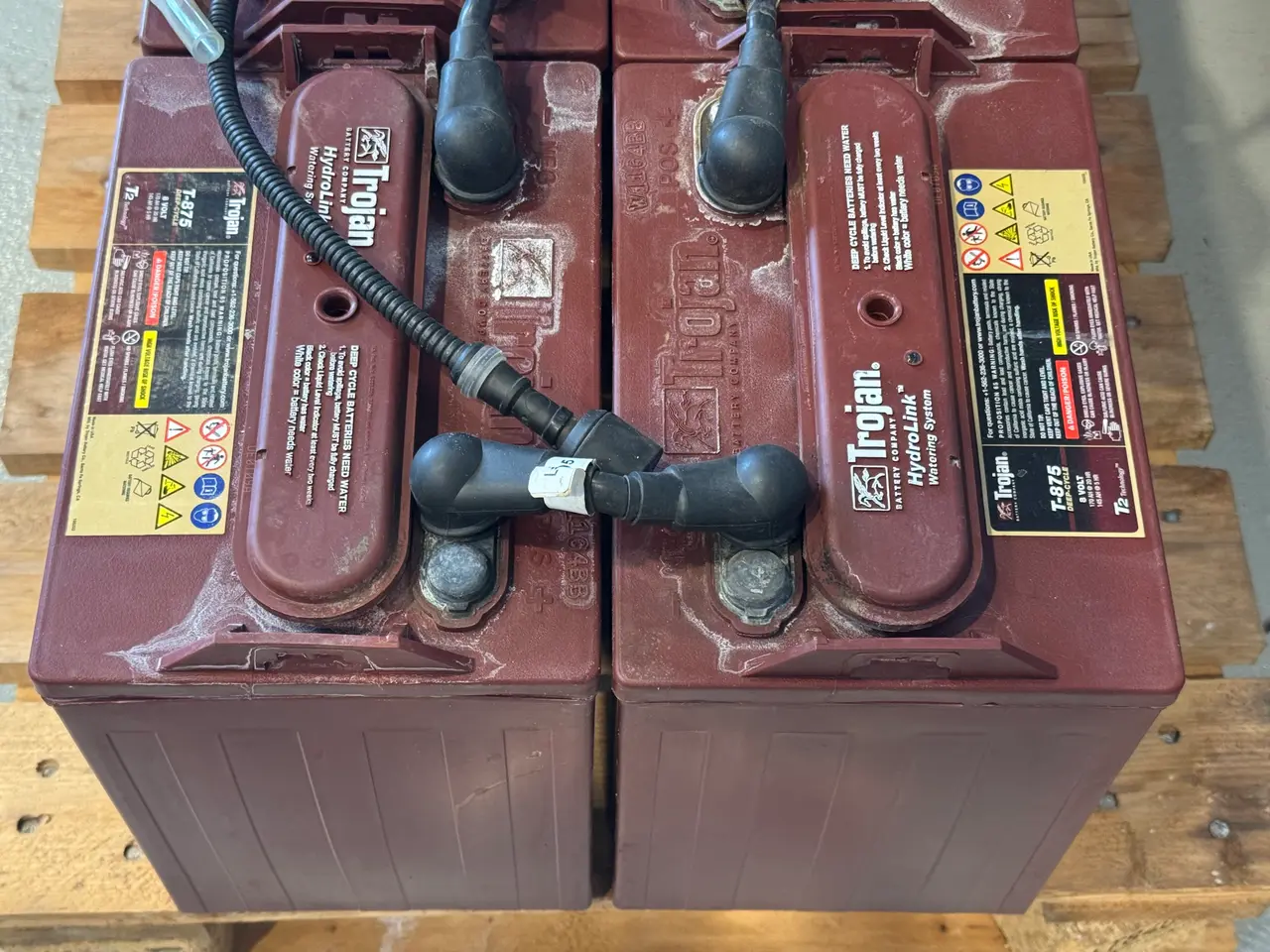 Billede 5 - Batterier til golfvogn TROJAN T-875
