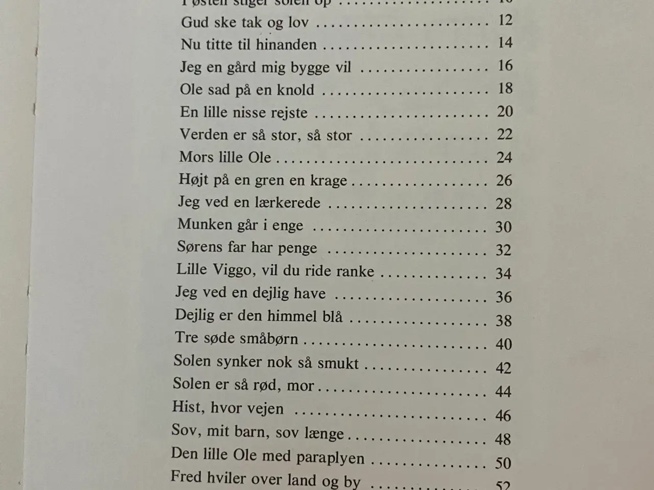 Billede 2 - Gamle danske børnesange. Sangbog