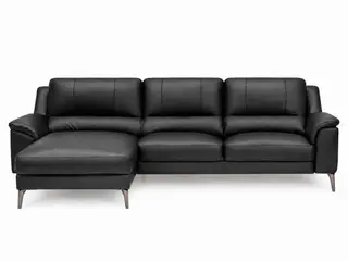 Agedrup Læder Chaiselongsofa Venstrevendt