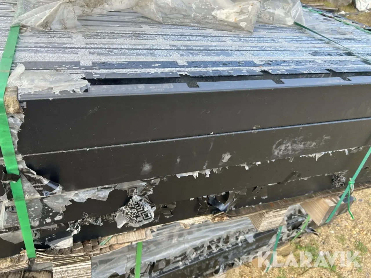 Billede 5 - Hegnsstolper Kirkedal Sort galvaniseret 40 styk