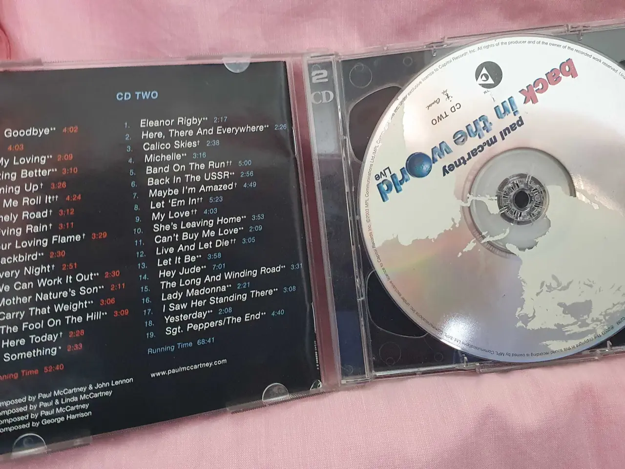 Billede 2 - Poul MC cartney dobbelt cd