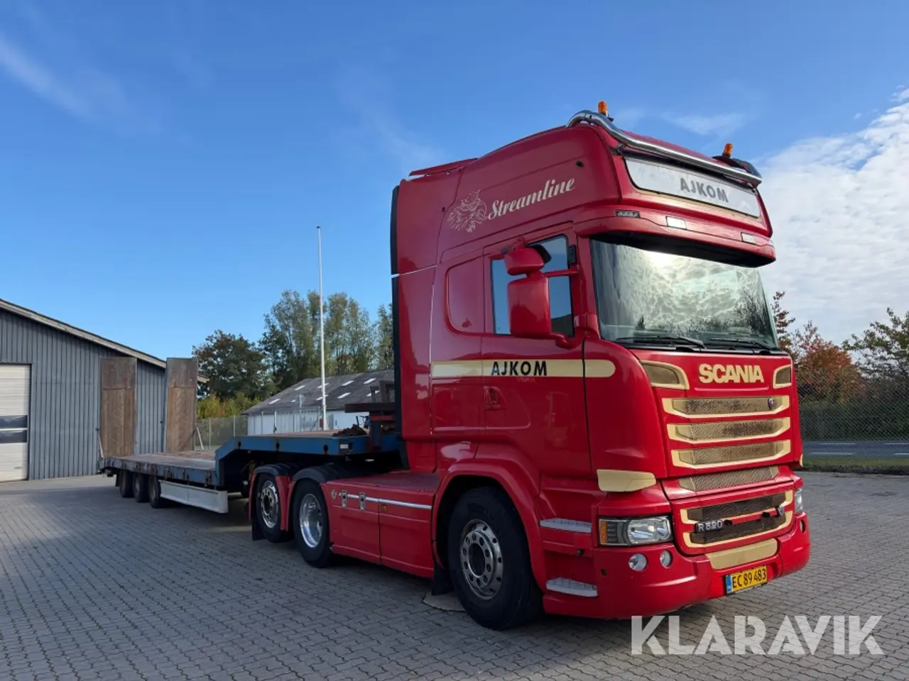 Billede 7 - Lastbil Scania R520 Euro 6 med 40 tons maskintrailer