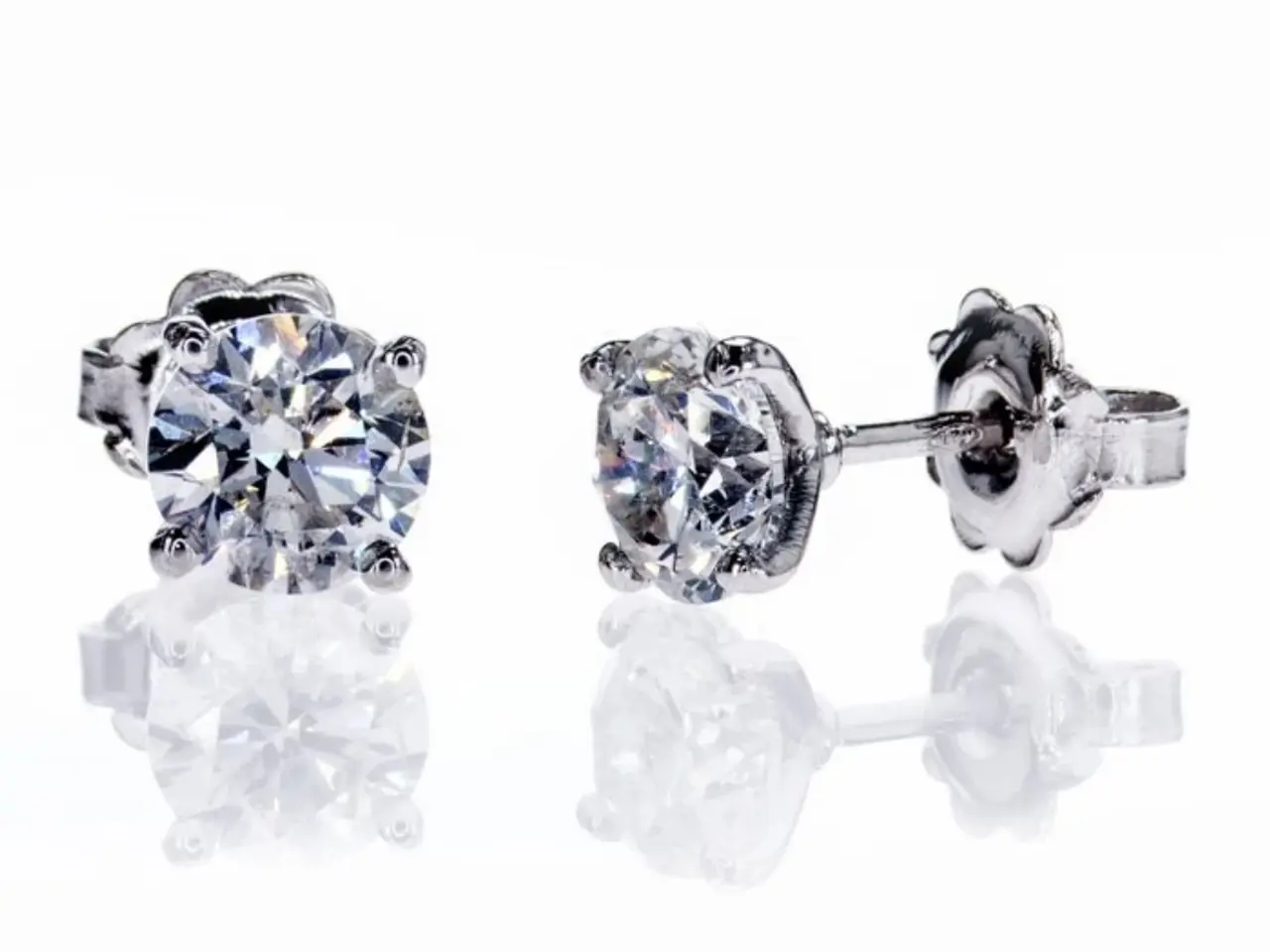 Billede 1 - Naturlige diamantøreringe 1,94ct