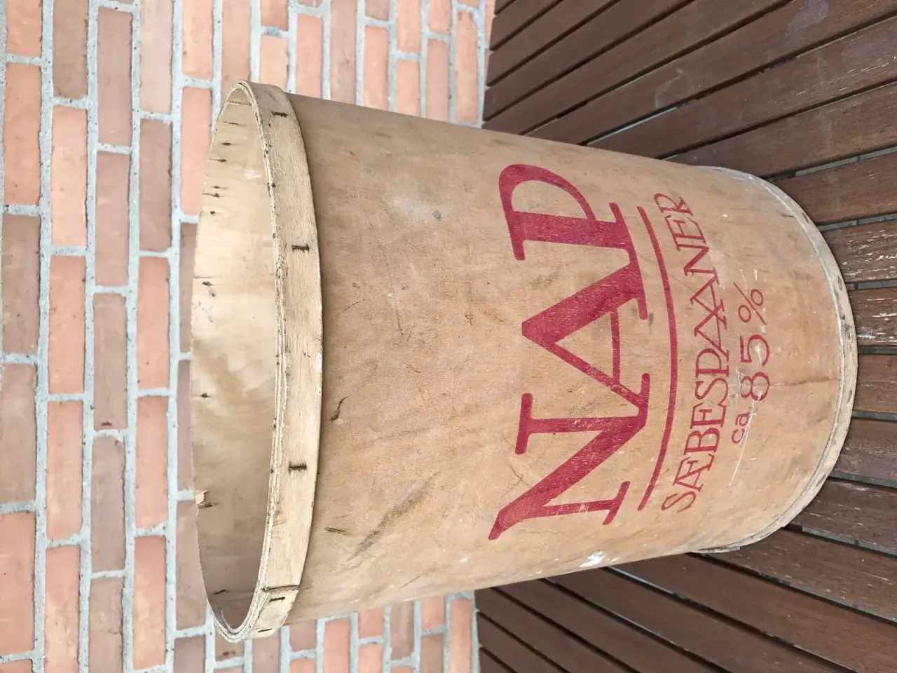 Billede 1 - Stor vintage kurv/spand (NAP)