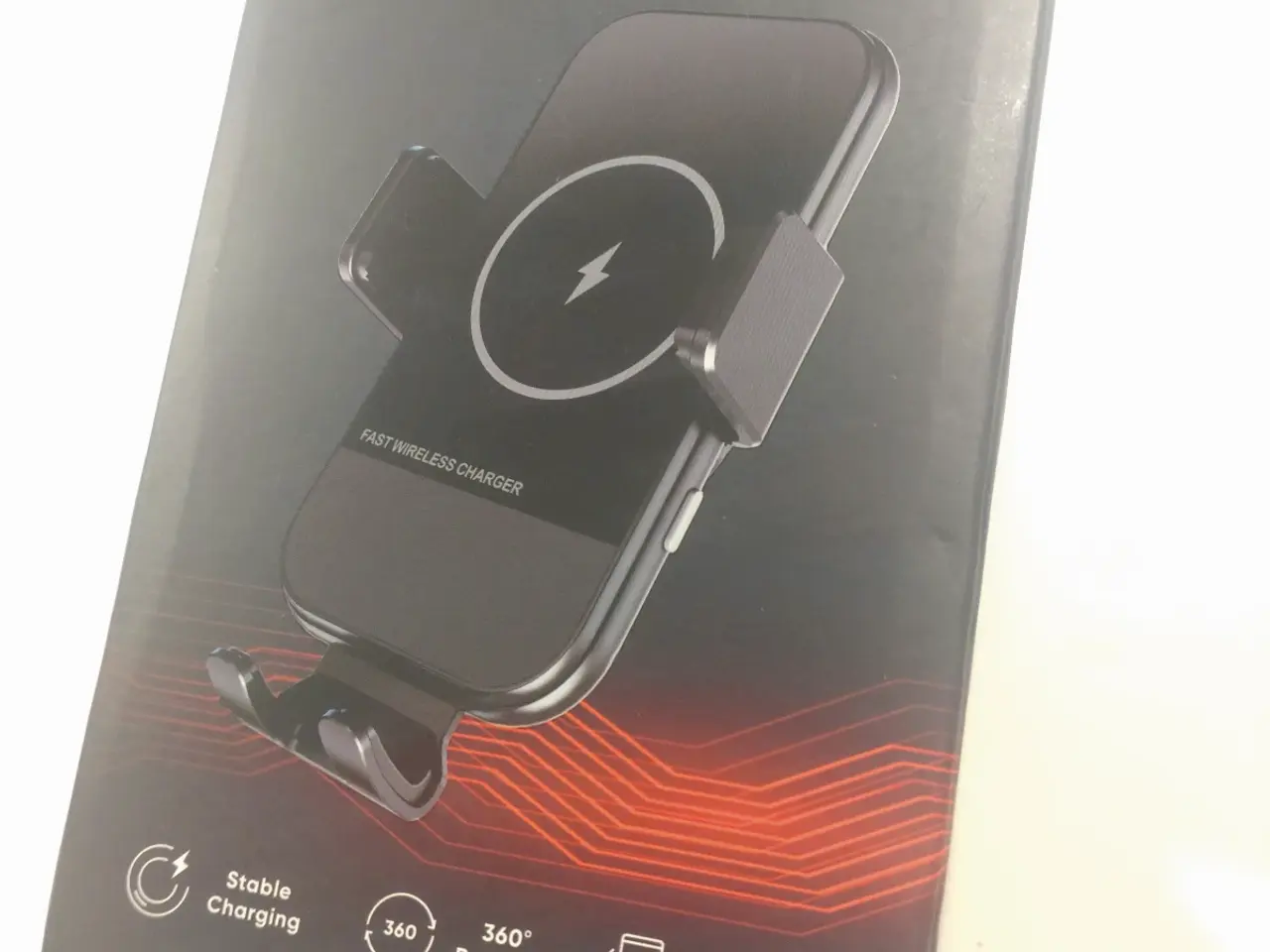 Billede 1 - Mobilholder til bilen med trådløs opladning