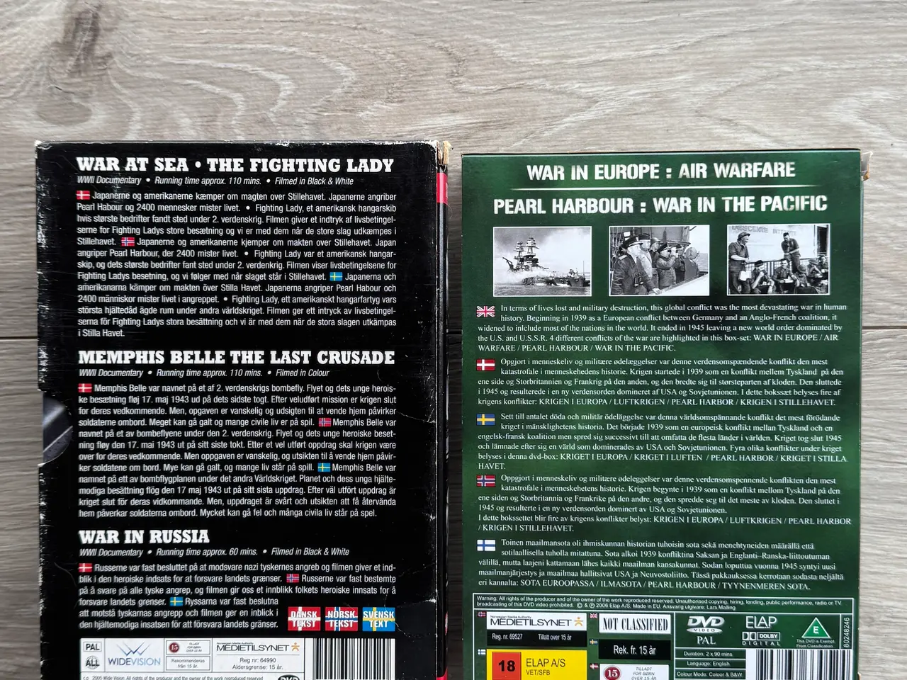 Billede 2 - WORLD WAR II - TO DVD-BOKSE