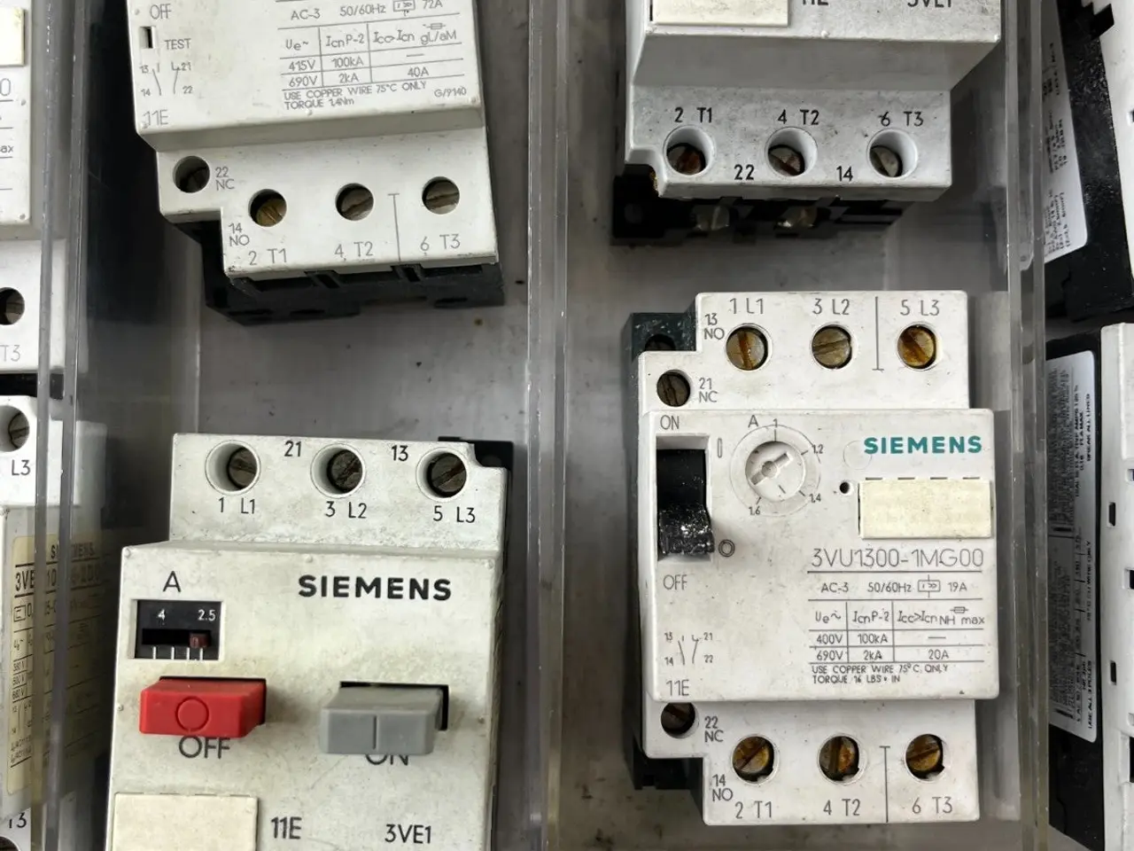Billede 6 - Siemens Motor Starter parti 18pcs 3VE1 3RV 3VU