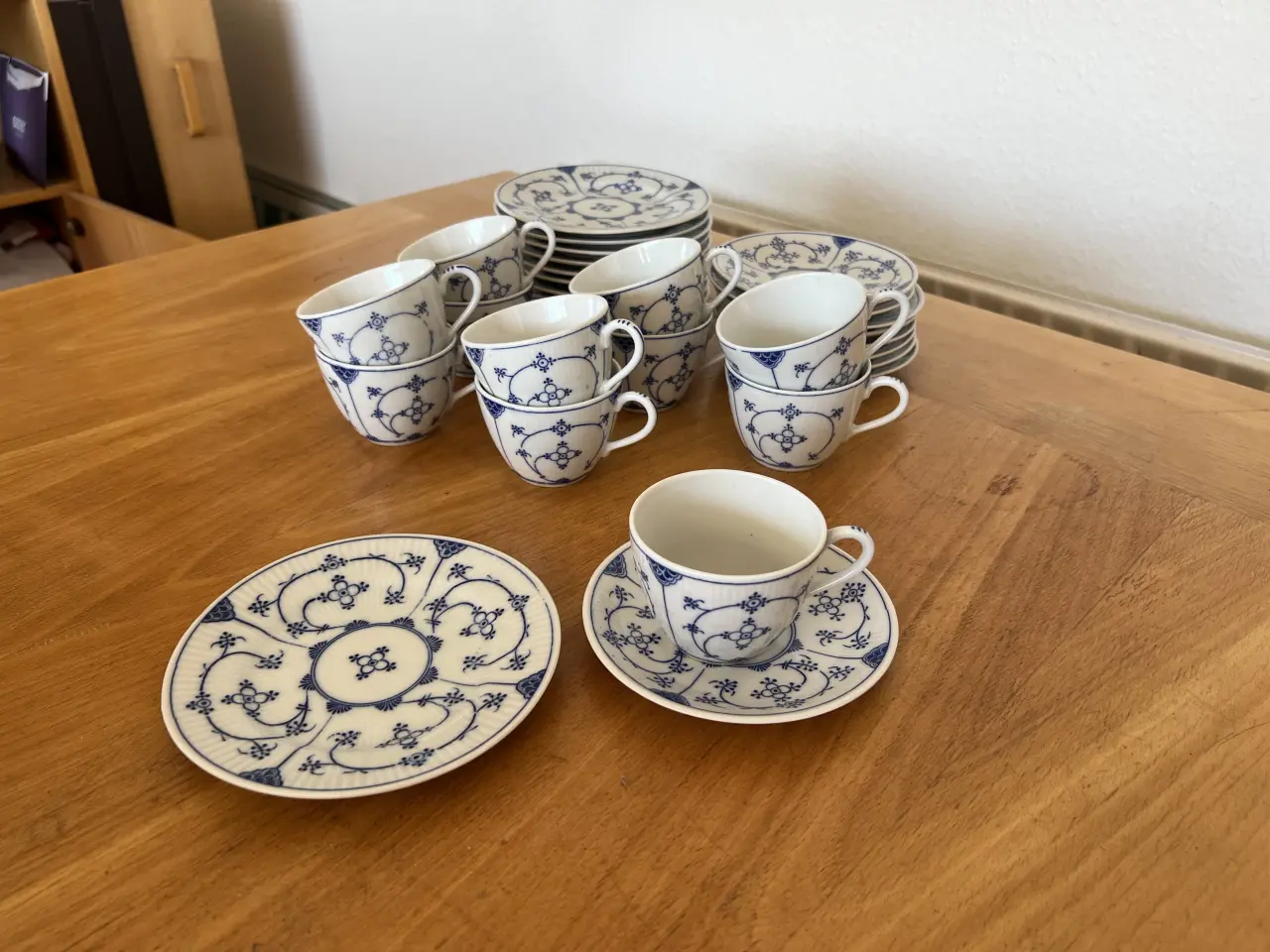 Billede 4 - Musselmalet kaffestel 
