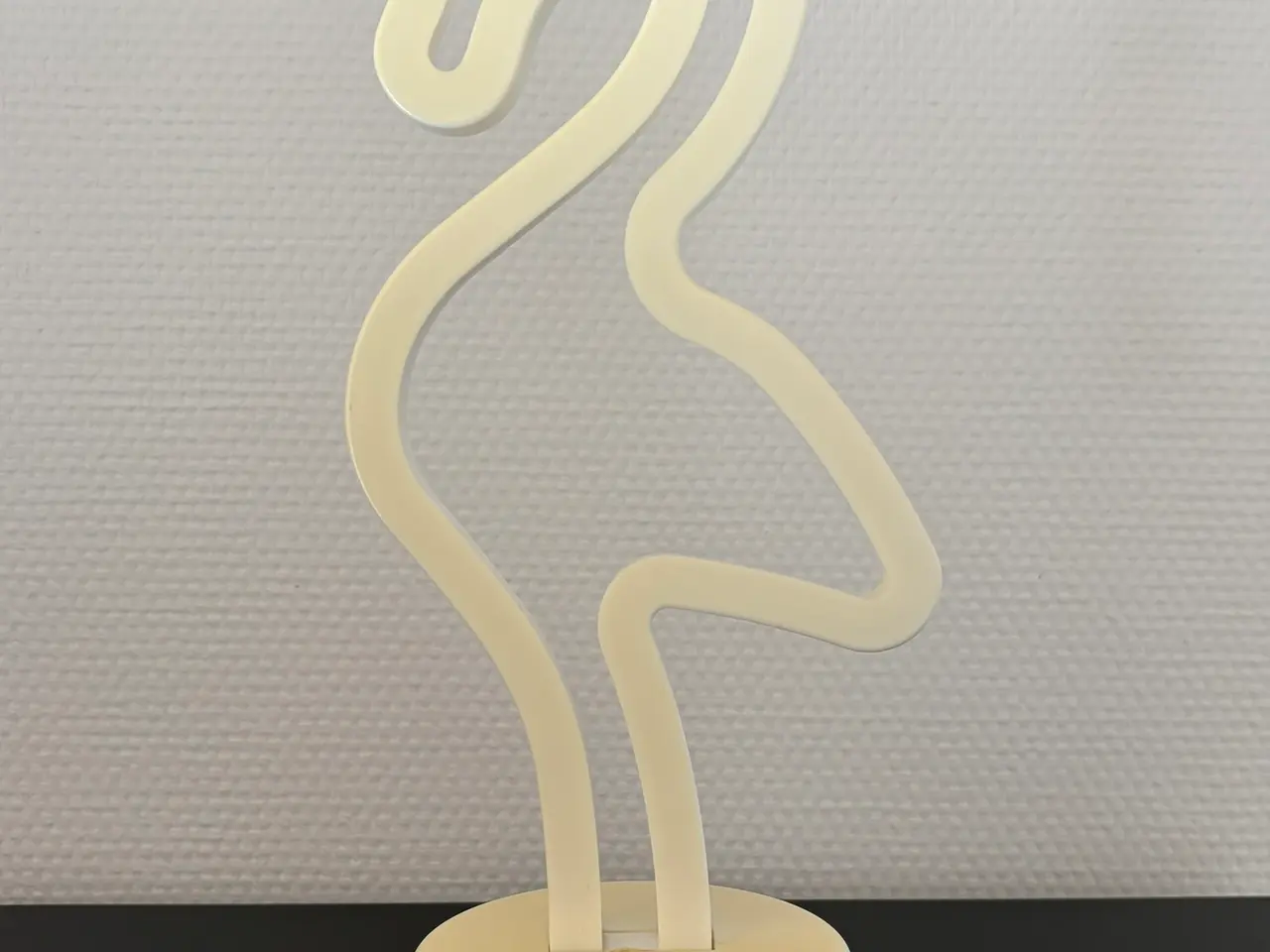 Billede 3 - Flamingo bordlampe m. pink lys