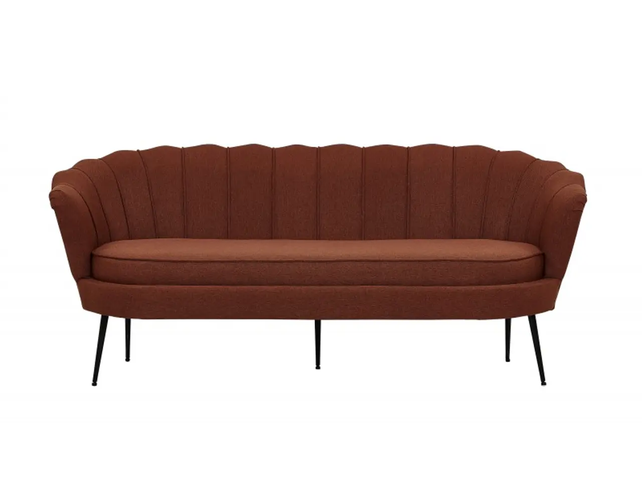 Billede 1 - Calais 3 personers Sofa - Sort og - Rød