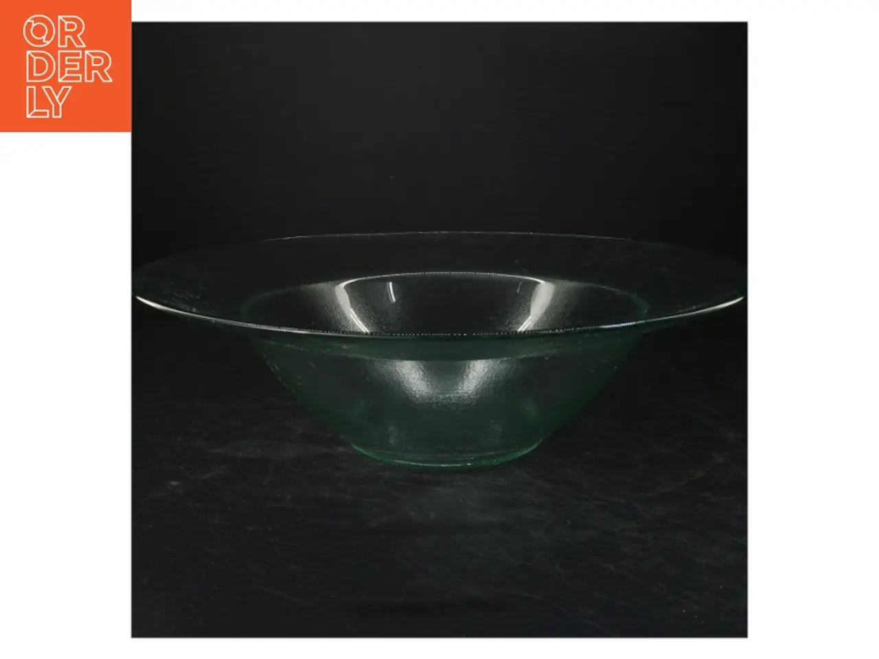 Billede 1 - Stor glas skål (str. Ø 37x10 cm)