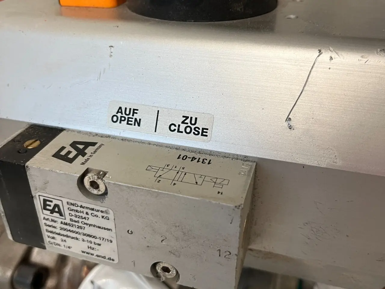 Billede 12 - END-Armaturen ZA310367 DN50 Pneumatic Ball ventil
