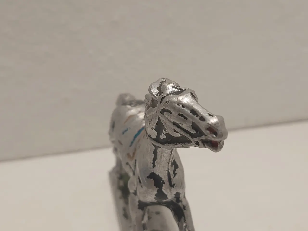 Billede 3 - Dansk Krolyn metalhest. Krolyn 1201. L 10cm.