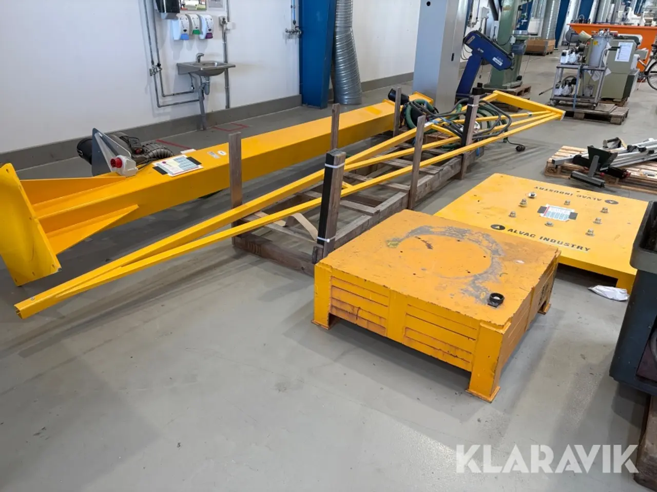 Billede 3 - Svingkran Alvac Søjlesvingkran med platform