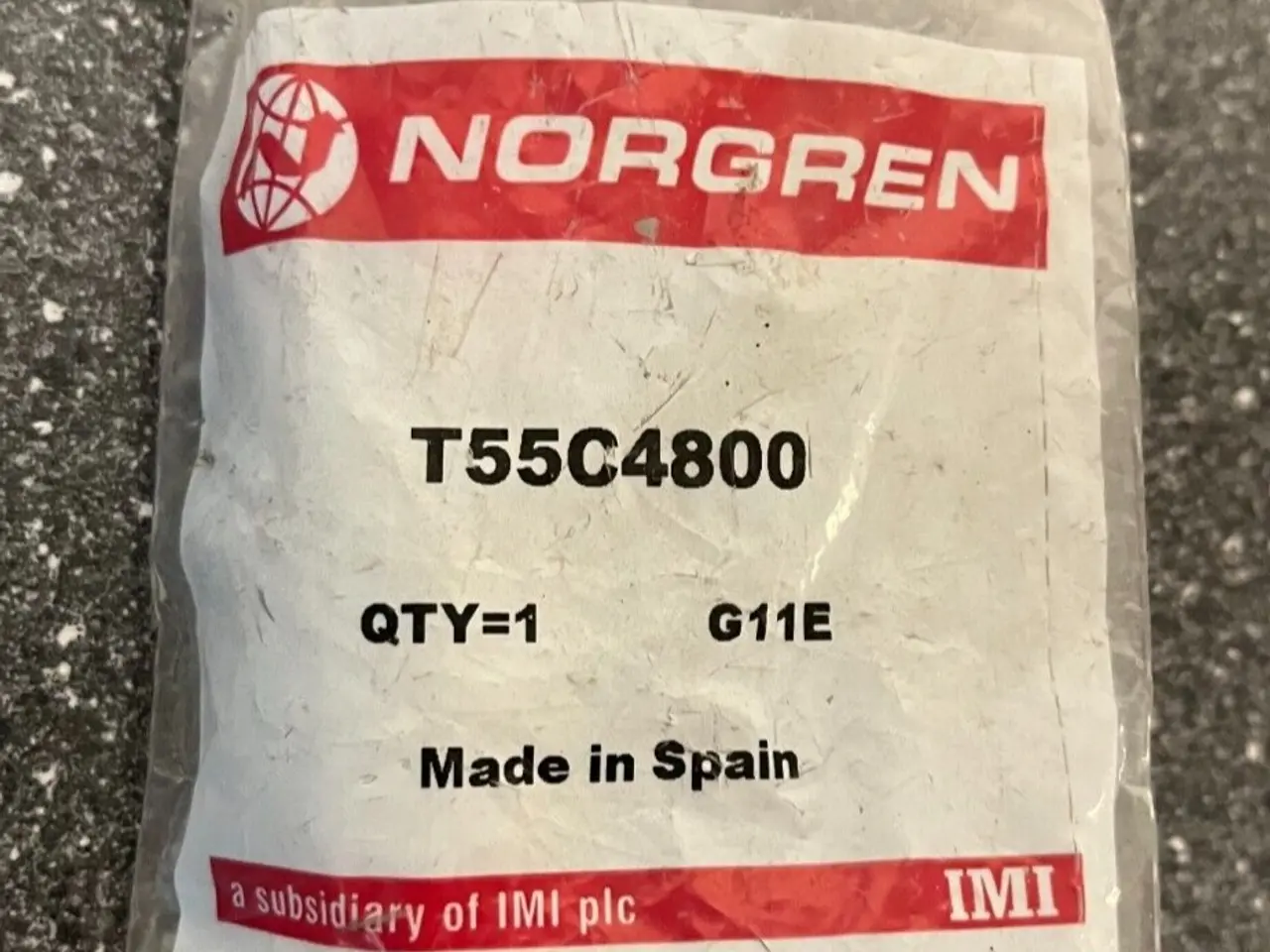 Billede 1 - Norgren T55C4800 Pneumatic ventil, 10 Bar Max,