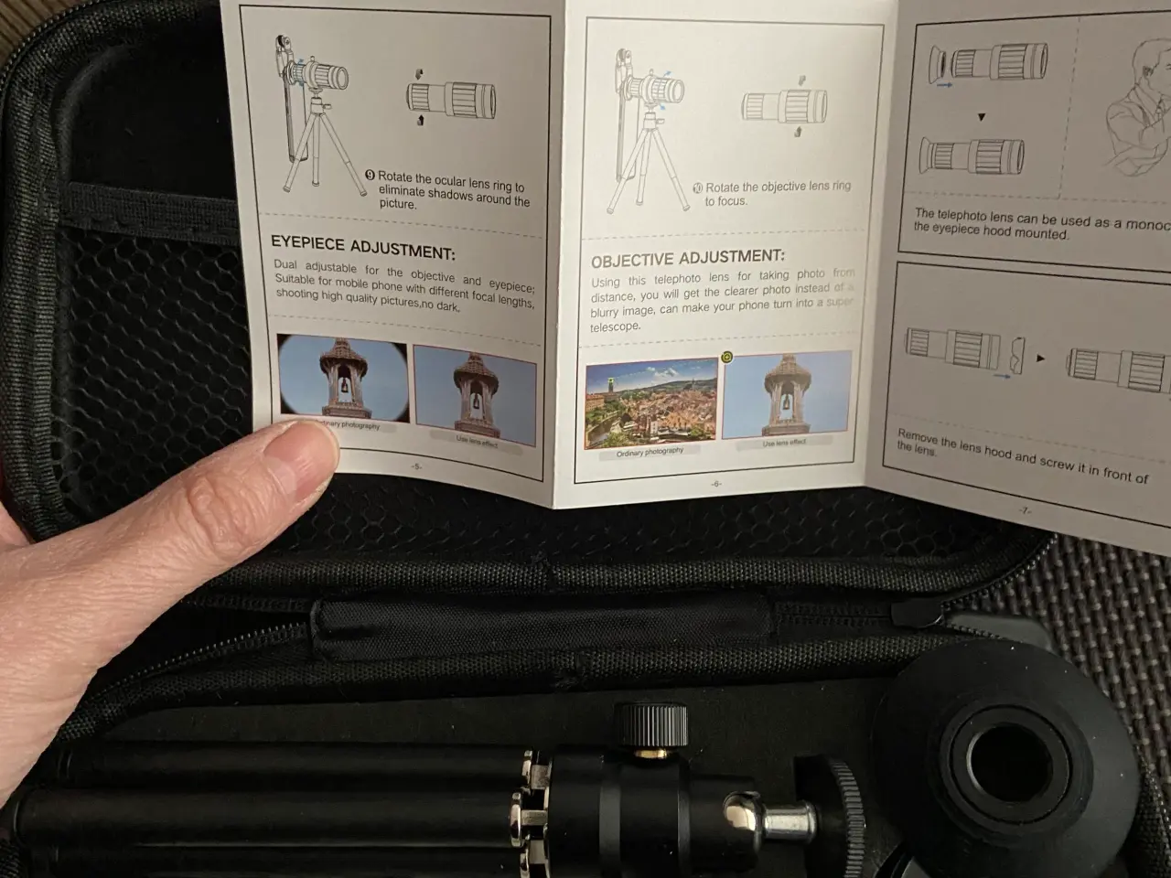 Billede 1 - Linse med stativ kit til smartphone