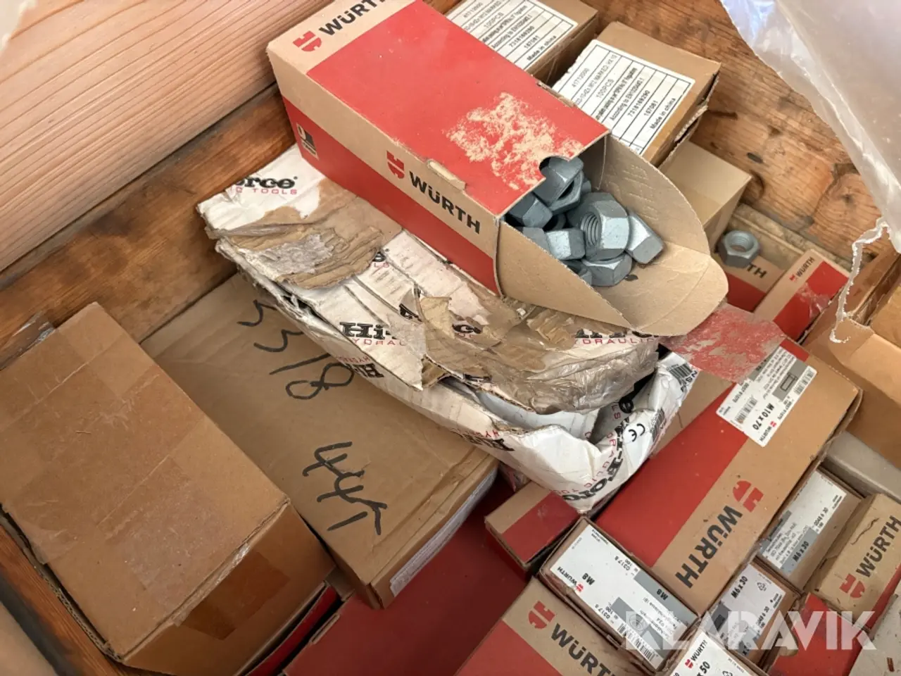 Billede 3 - Blandet lot med bolte og møtrikker, stort lot