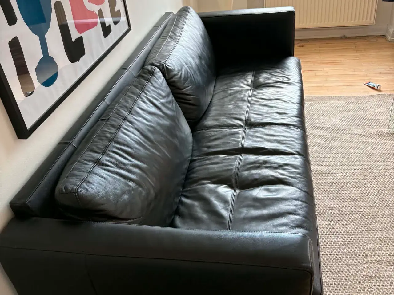 Billede 2 - Flot lædersofa