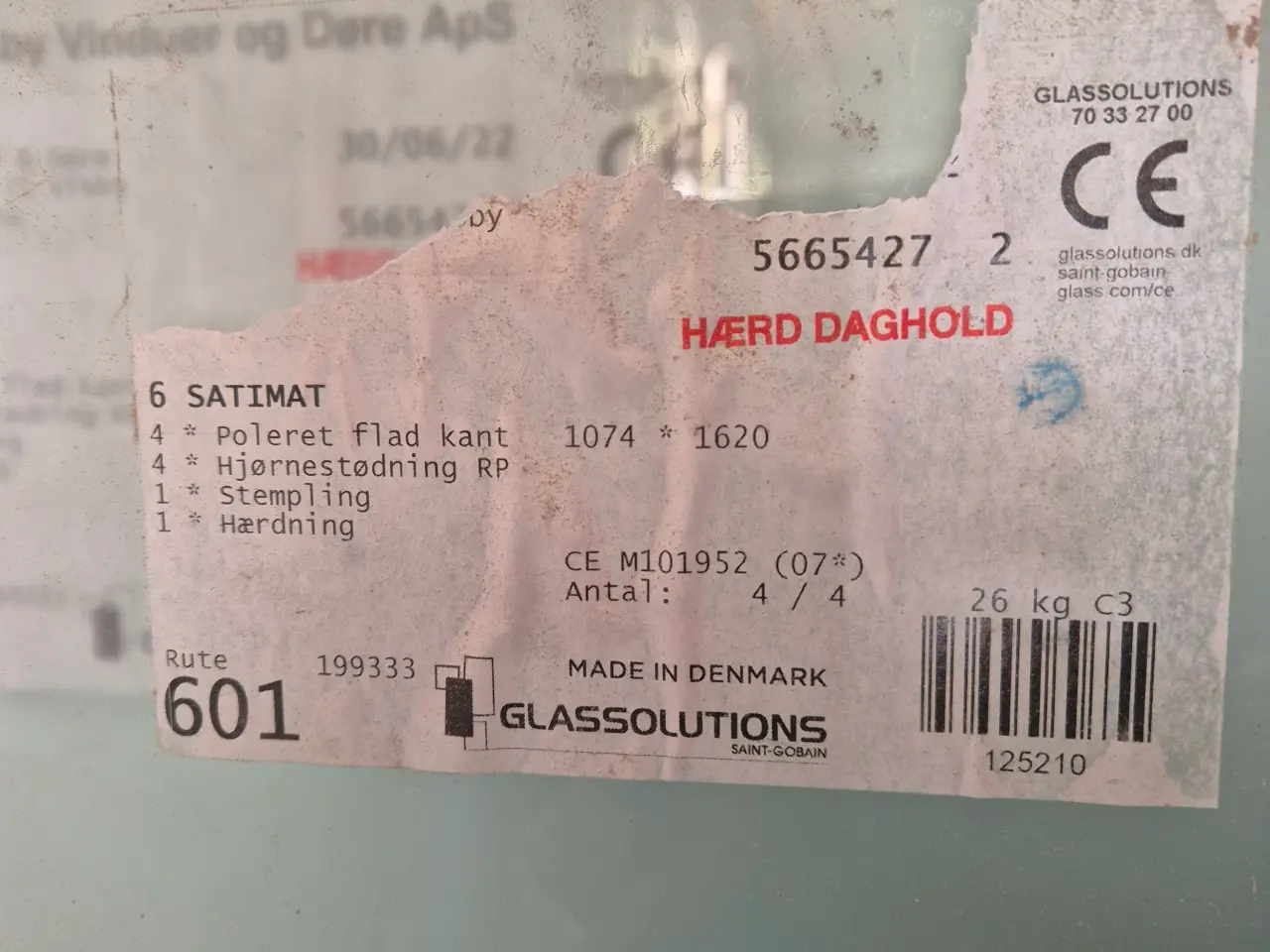 Billede 2 - Hærdet glas til terrassen eller afskærmning. 