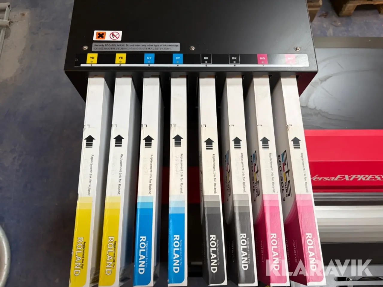 Billede 9 - Storformatprinter med opvikler Roland VersaEXPRESS RF-640