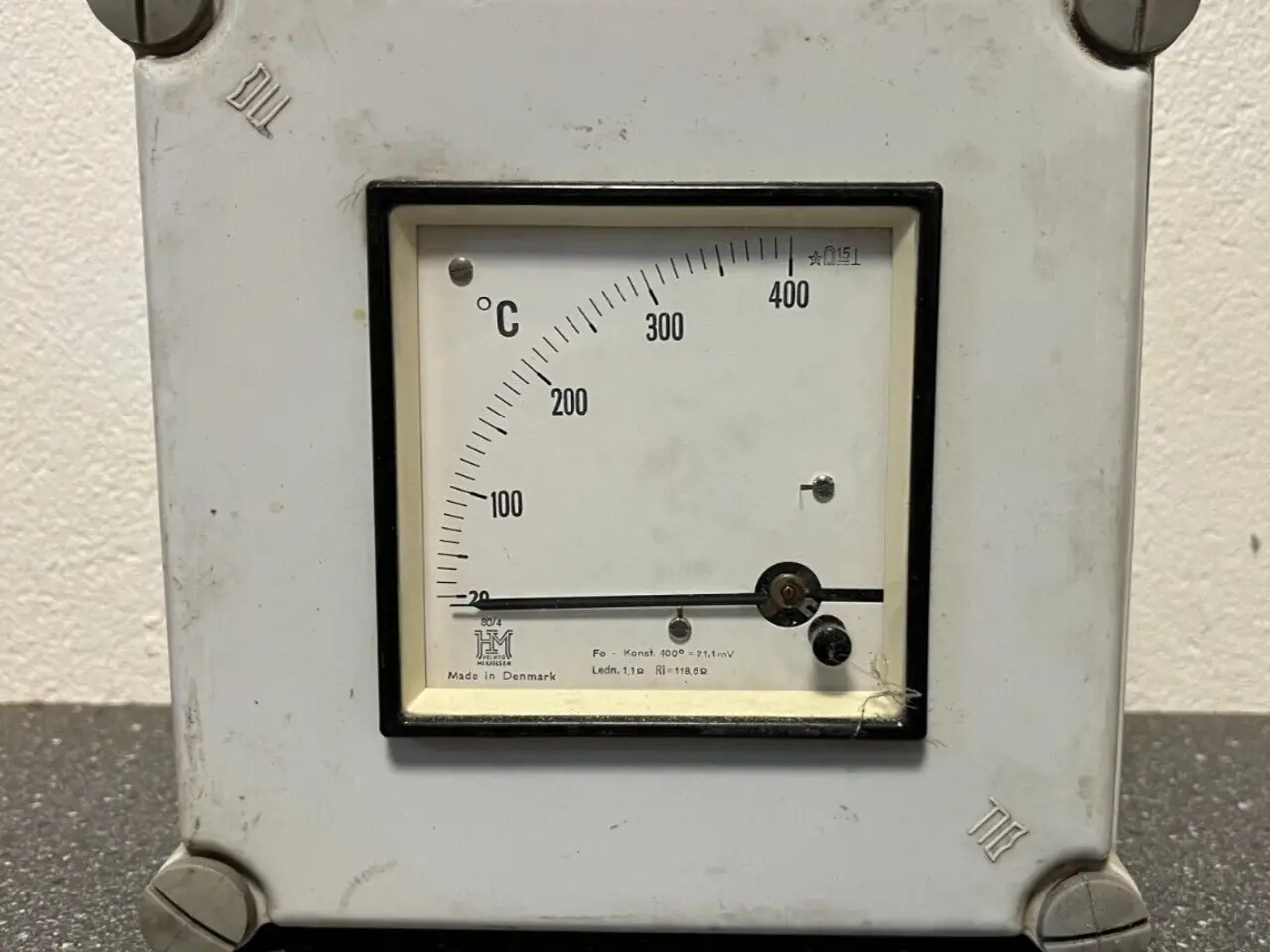 Billede 1 - Vintage H. Helweg Mikkelsen Analog Temperature