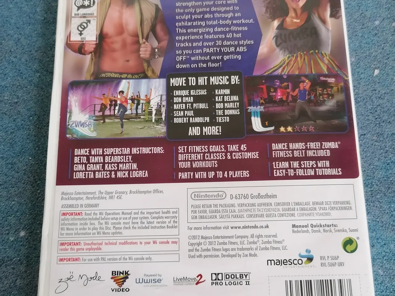 Billede 2 - Wii Zumba Fitness Core
