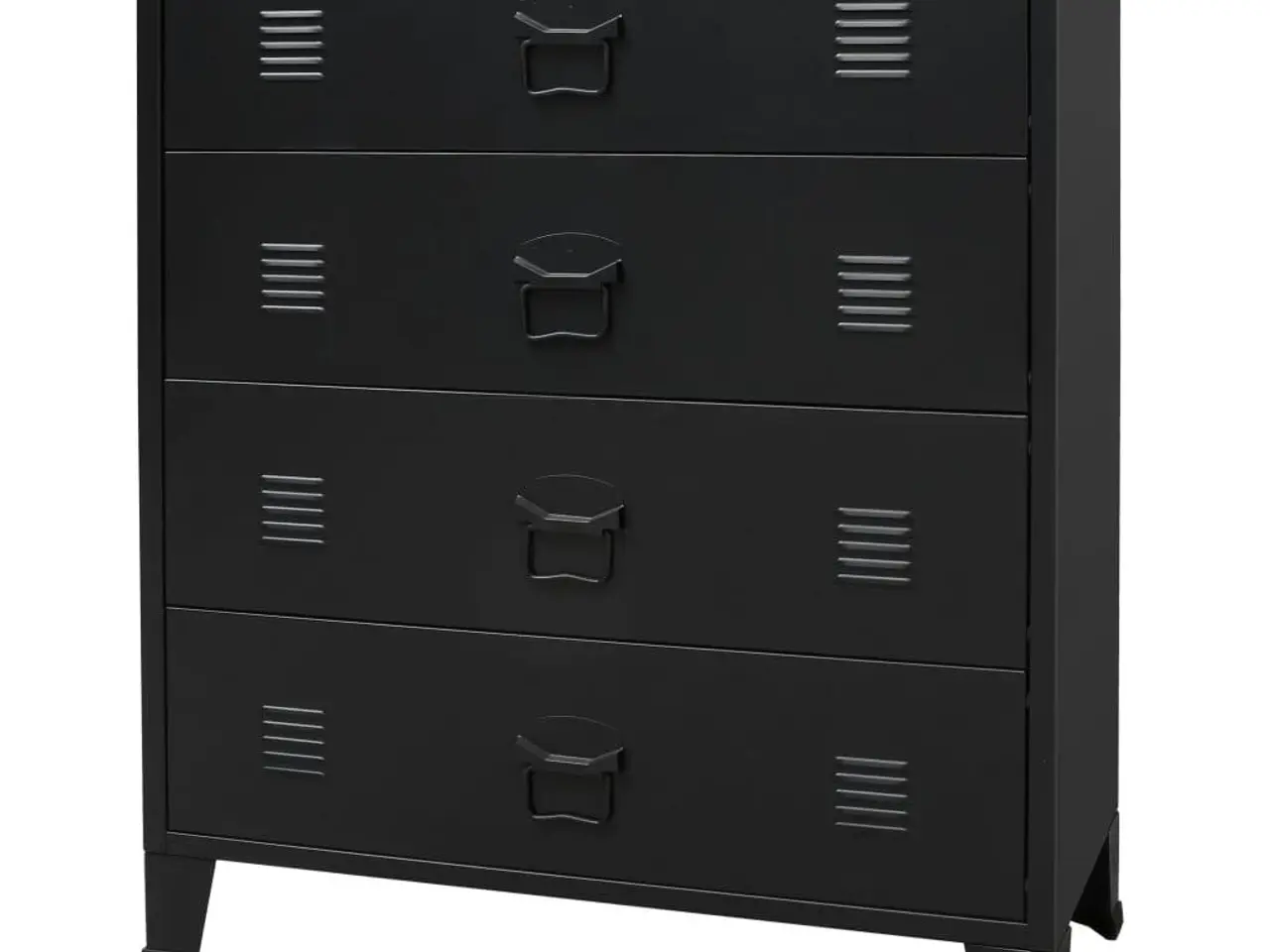 Billede 1 - Kommode i metal - industriel stil, 78 × 40 × 93 cm, sort