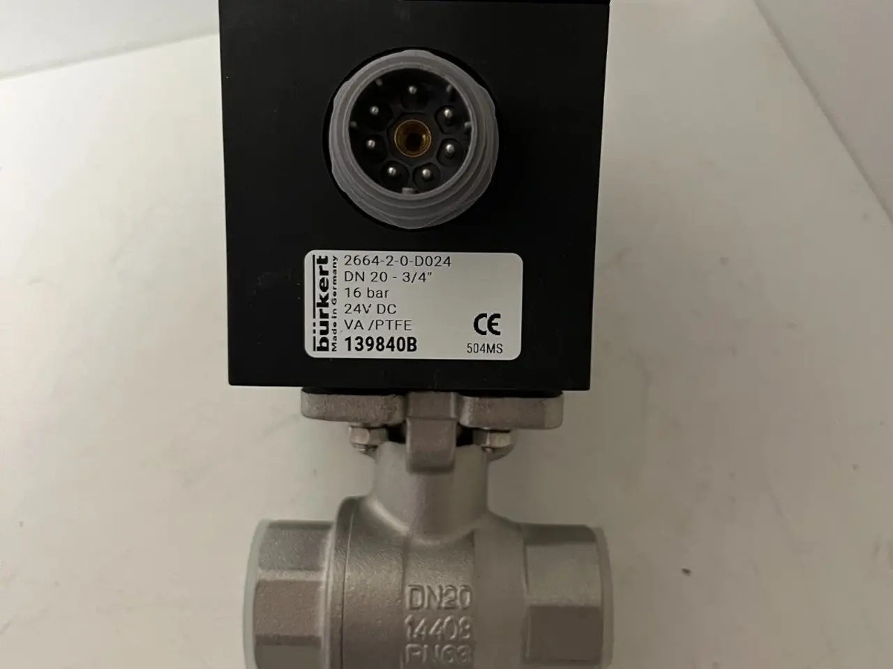 Billede 4 - Bürkert 2664-2-0-D024 Electric Ball ventil DN20 DC
