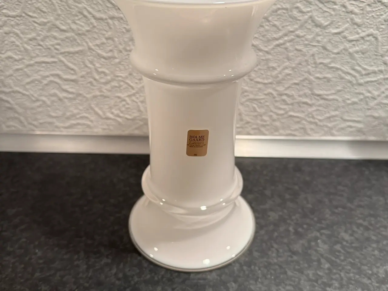 Billede 1 - Holmegaard vase hvid