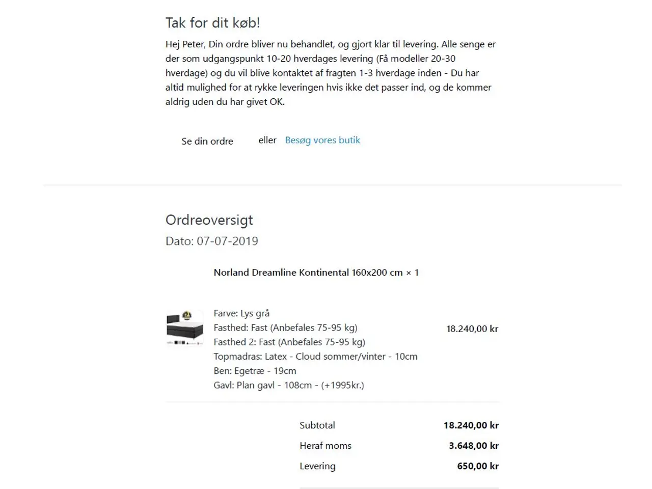 Billede 3 - Seng