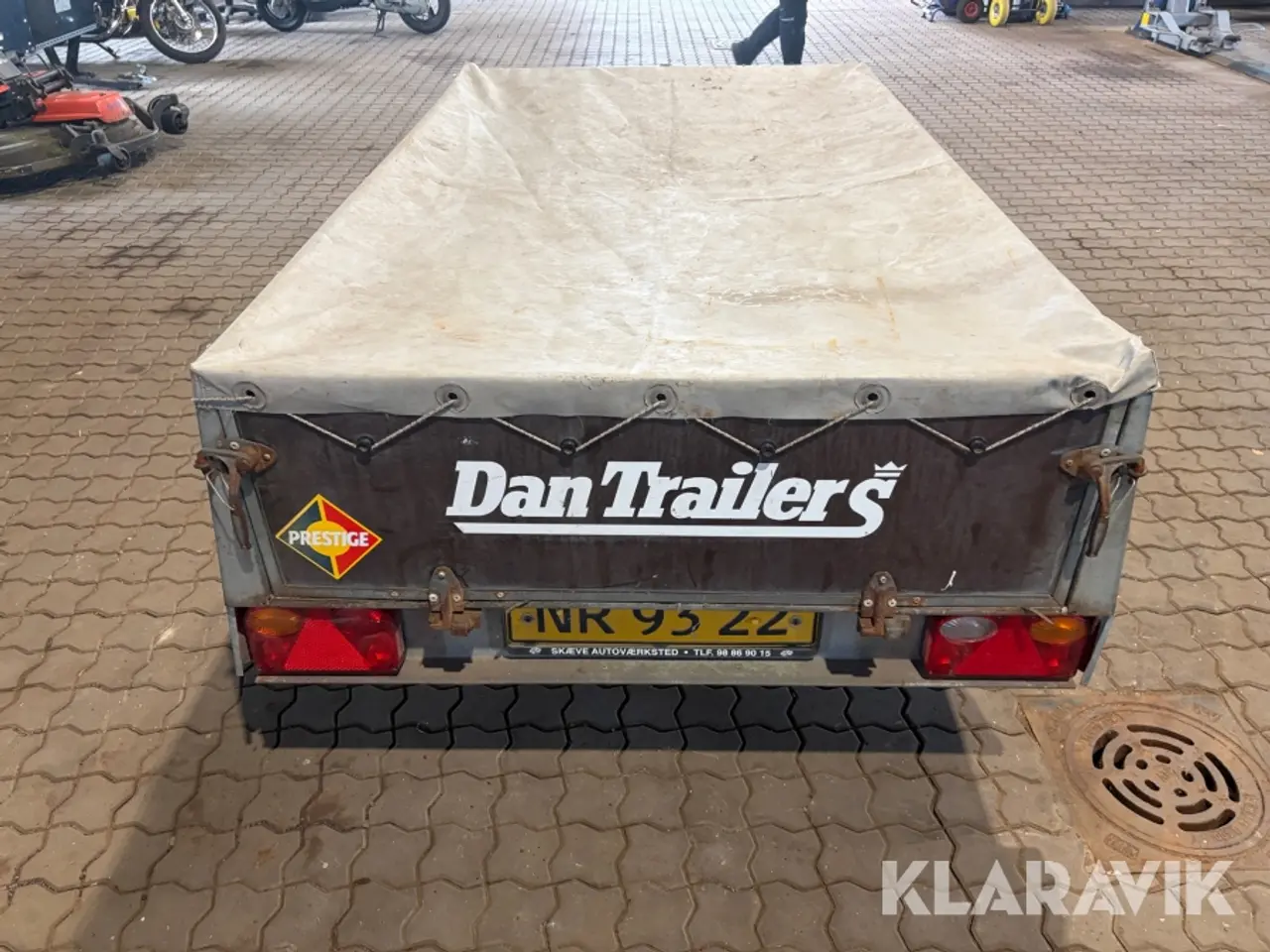 Billede 4 - Trailer Dan Trailers 502 D 1 med presenning