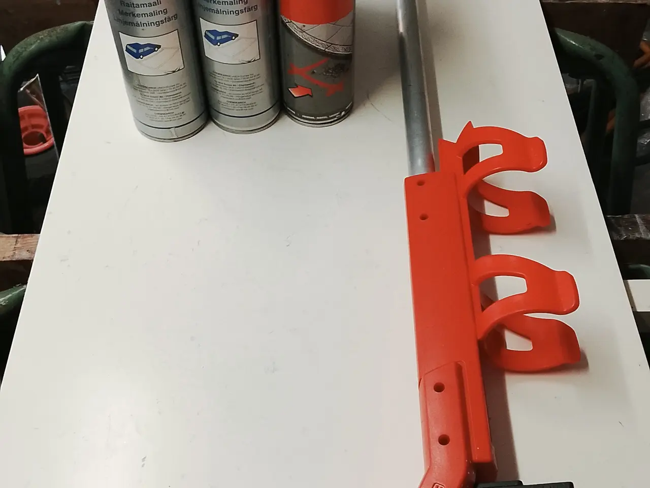 Billede 1 - Spraymarkeringsvogn med 8 stk spraydåser